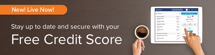 Now Live in Online Banking - Get Your Credit Score