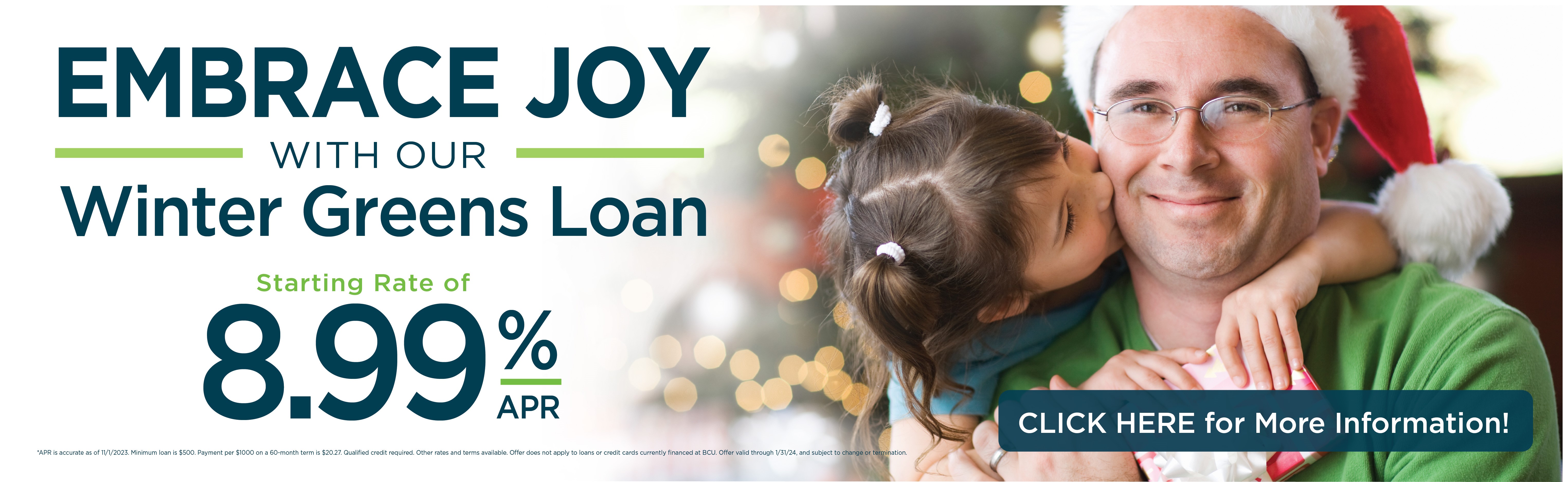 Winter Greens Holiday Loan